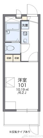 レオパレスラ・テールの物件間取画像